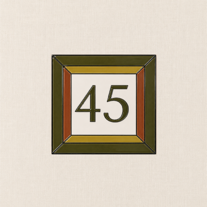 Numéro de rue M - CADRE