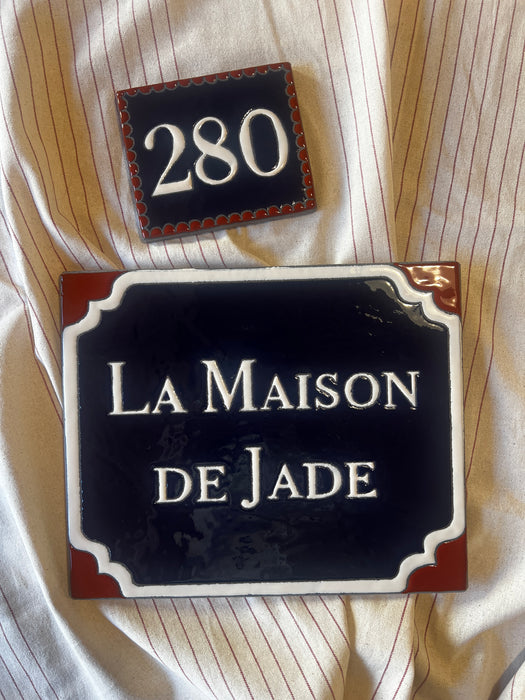 Numéro de rue - DENTELLE