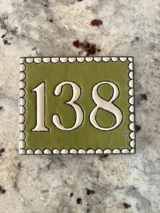 Numéro de rue - DENTELLE
