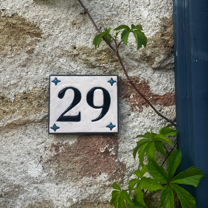 Plaque numéro rue Etincelle 