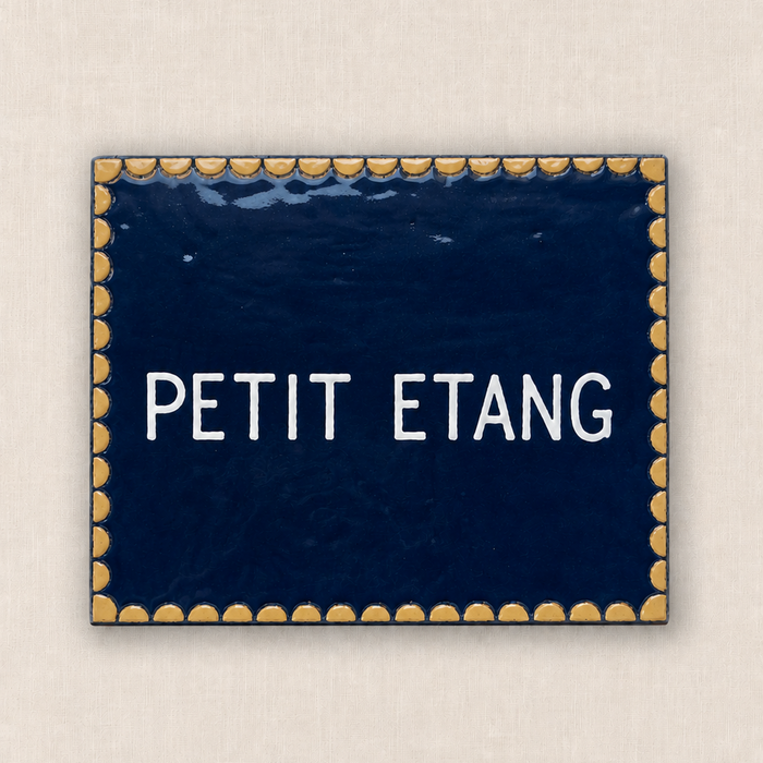 Plaque personnalisée - DENTELLE