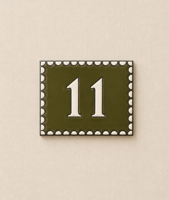 Numéro de rue - DENTELLE